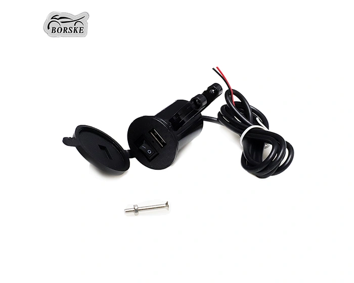 Motorcycle USB charging interface